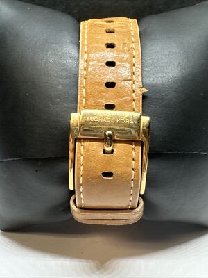 Michael Kors Parker MK5633 Women\'s Tan Leather Strap Analog Dial Watch JNA208 Michael Kors Parker MK5633 Women main image 4