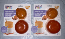 2 Packs Mastrad Baby BabyCaps Silicone Sippy Cup / Spout Drinking Cap