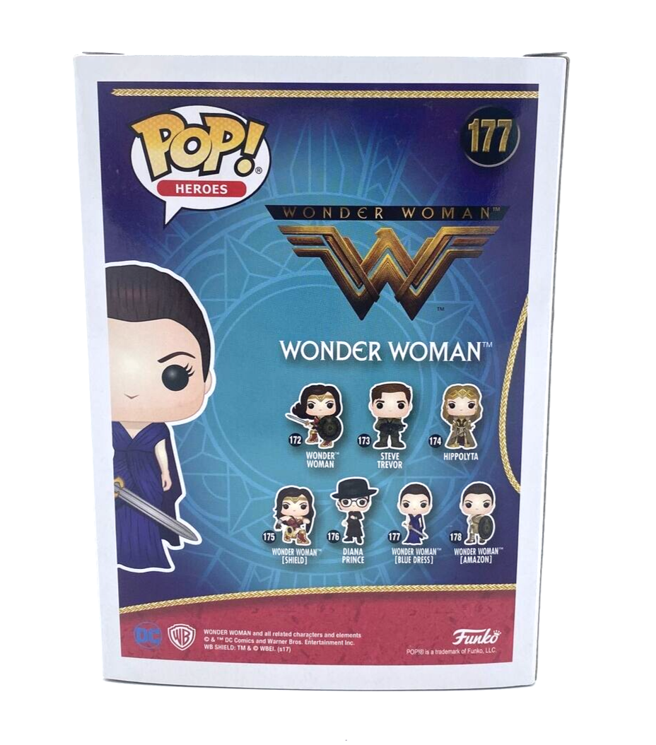 Funko POP! DC Wonder Woman (Blue Dress) Gamestop Exclusive #177