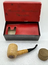 Vintage Miniature 3” Corn Cob Pipe - Missouri Meerschaum With Original Box *READ