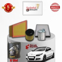 Inspektionskit Filter Und ÖL Renault Megane III 2.0 DCI 118KW 160CV Von 2011->