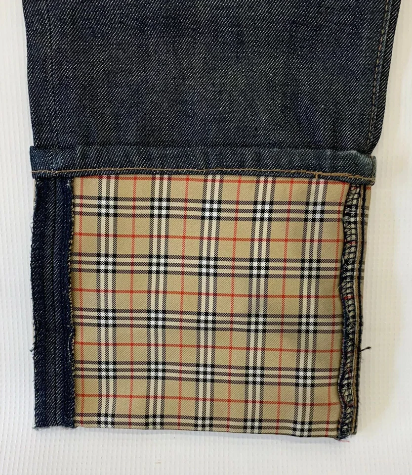 Burberry London Blue Label Roll up Denim Jeans Euro Size 38 US 8 EUC - Image 2 of 4