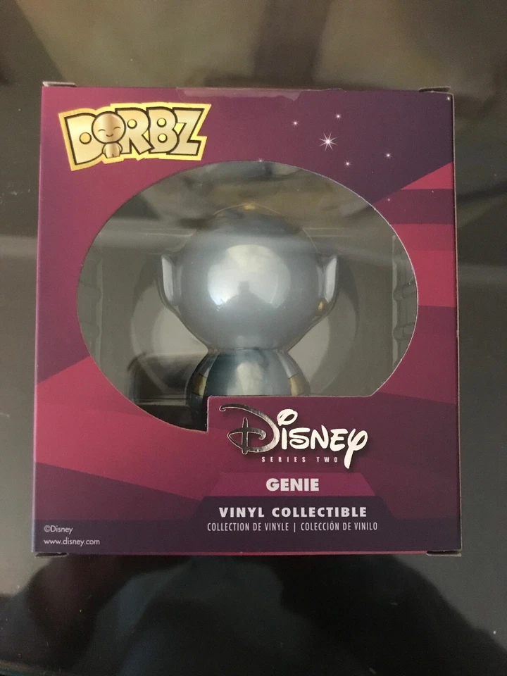 Boneco Disney Aladdin 2018 Wondercon EXCLUSIVO Funko Dorbz Metallic Genie #337 - Imagem 3 de 4