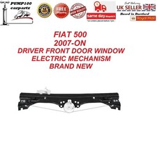 WINDOW REGULATOR FOR FIAT 500  FRONT RIGHT DRIVER SIDE ELECTRIC 2007-2020 NEW
