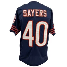 Gale Sayers Jersey Blue Chicago | Unisex Adult Sizes S-5XL Unsigned Custom Sewn
