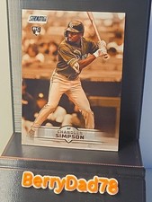 2025 Topps Stadium Club - Chandler Simpson #103 (RC) Sepia Tampa Bay Rays