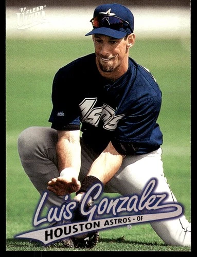 Luis Gonzalez 1997 Ultra #504 Houston Astros MLB READ FREE SHIPPING AutographDen