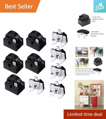 Reliable 4.7 Ohm PTC Relay & Overload Protection for Diverse Refrigeration Needs