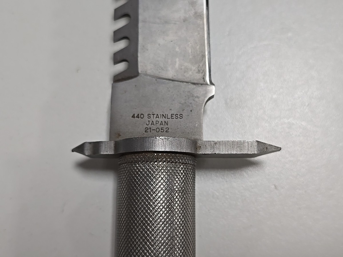 Explorer Survivor II Knife 440 Stainless Japan 21-052 w/ Sheath | eBay