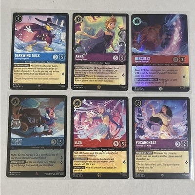 Lorcana Disney Winterspell PICK YOUR CARD Regular Rare Legendary Some Cold Foil