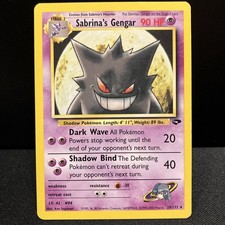 Sabrina's Gengar Unlimited 29 Gym Challenge 29/132 Non-Holo Rare LP Sugimori on eBay