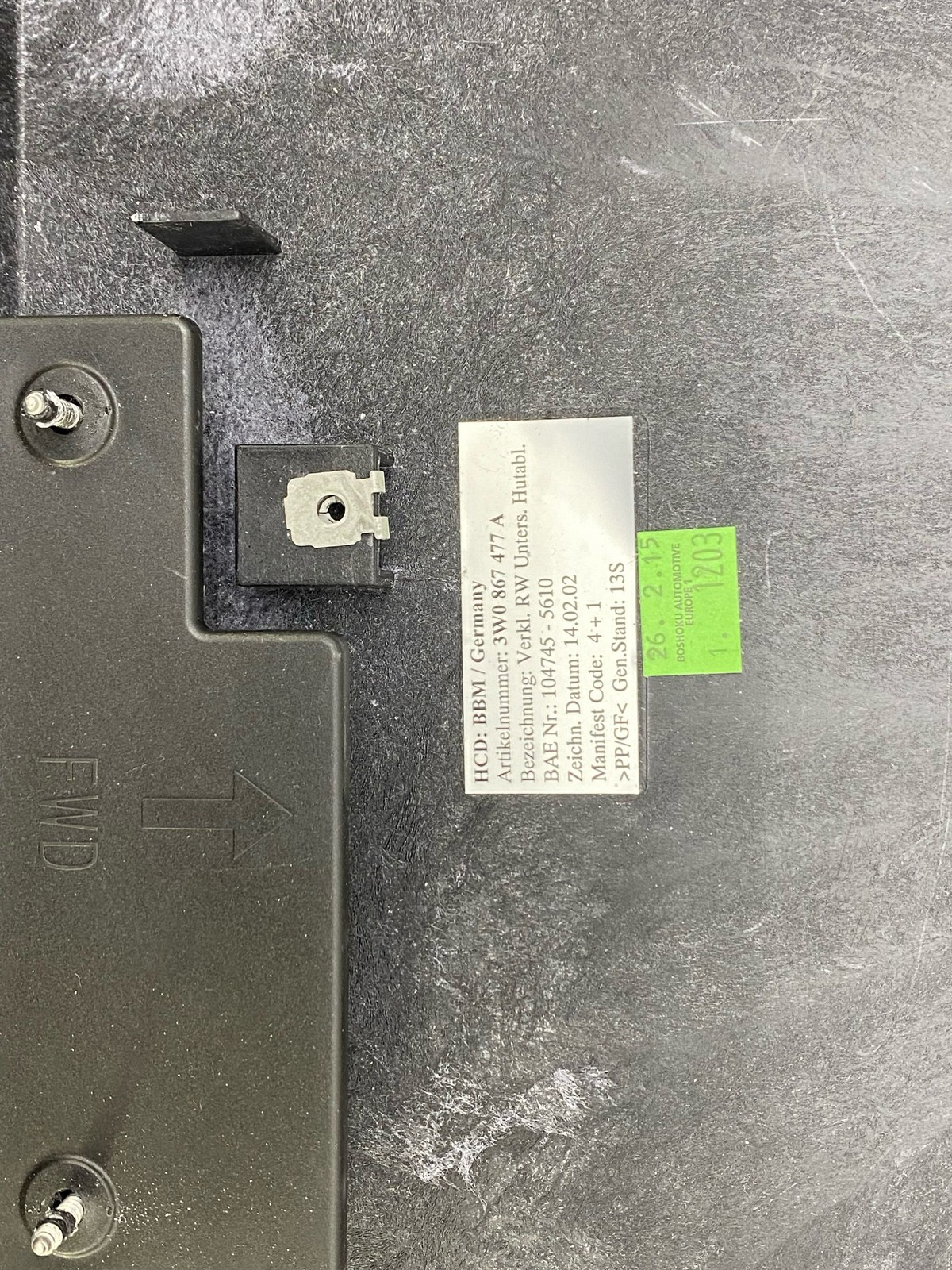 Bentley Flying Spur 2014-2019 REAR+UPPER Carpet