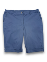 Sieh An! Damen Jeans Bermudas Blau Gr. 48 Dehnbund Kurze Hose Shorts
