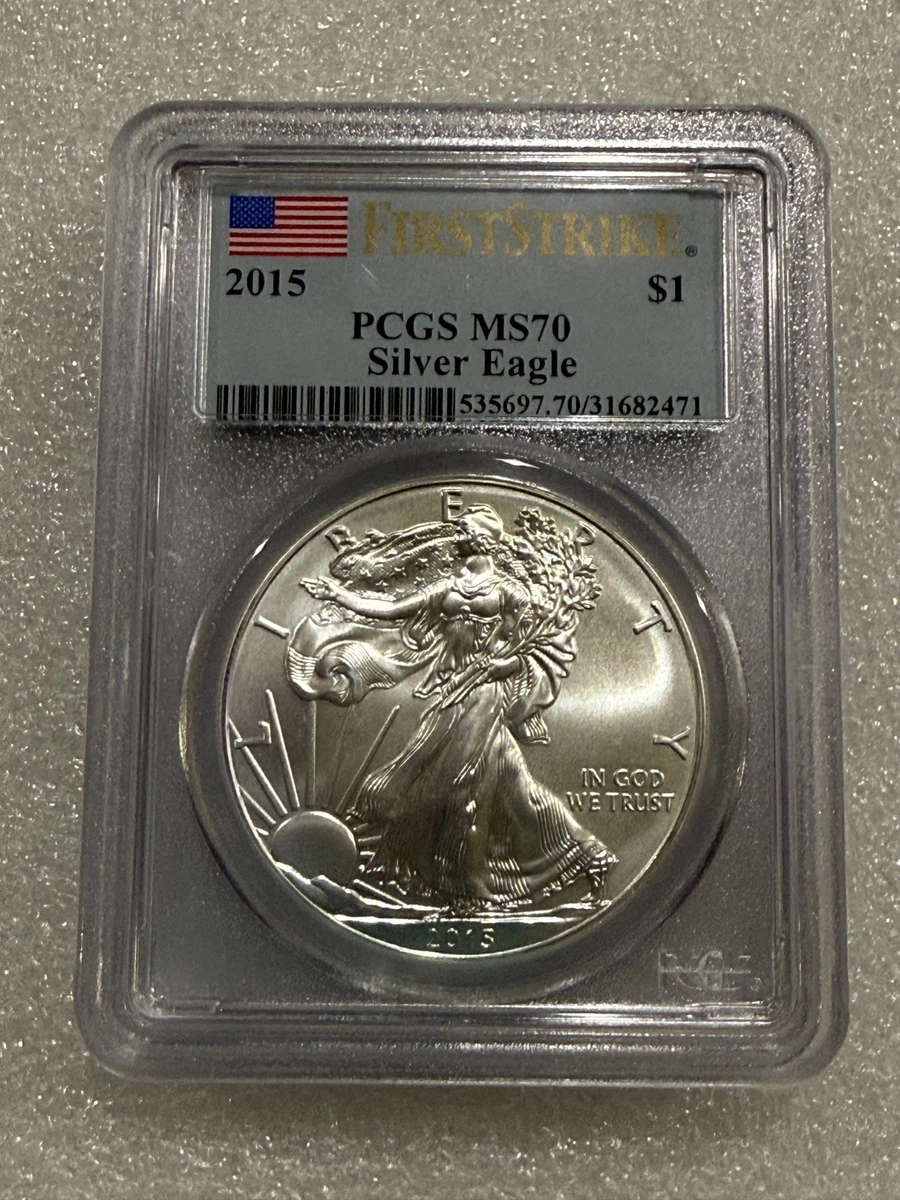 American Eagle MS 70 Graded 2015 Silver Bullion Coins for sale | eBay