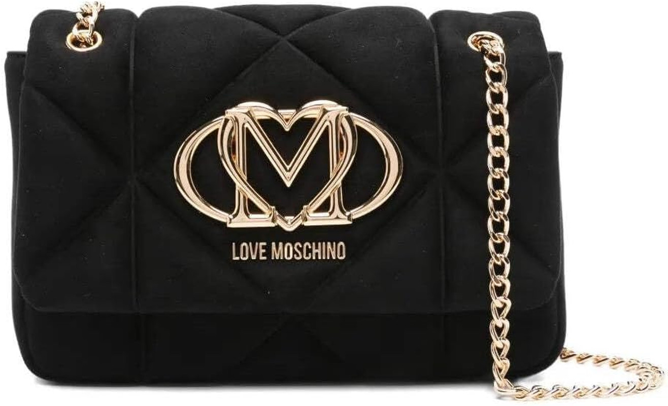 BORSA EMBOSSED VELOUR PL NERO