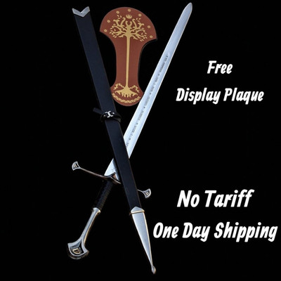 LOTR Narsil Anduril Sword The Hobbit King King Aragorn Fast Shipping Halloween