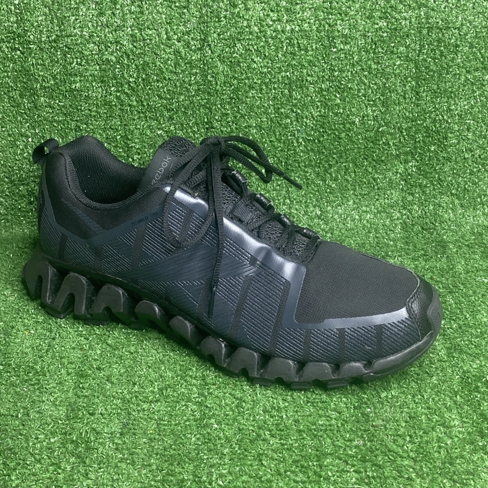 Tênis de corrida Reebok tamanho 13 Zig Pulse Premier preto Ortho Memory Tech - Imagem 3 de 4