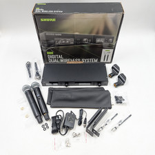 Shure SLX-D Digital Dual Wireless System Rack Mountable SLXD24D/SM58-H55 Black