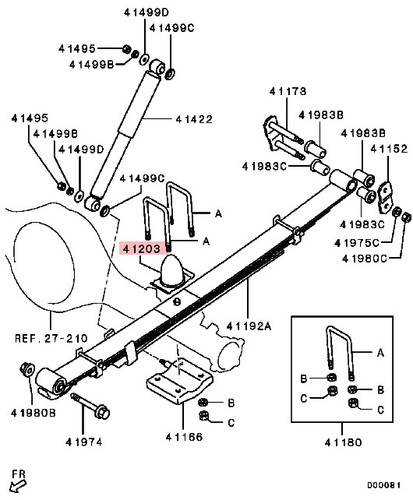 Rear Suspension Bump Stop for Mitsubishi L200 KB4T Series 4 2.5 DiD - Picture 2 of 6