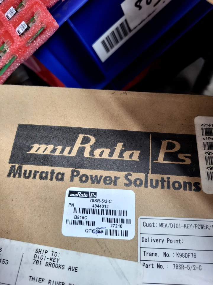 ИЗОЛИРОВАННЫЙ ПРЕОБРАЗОВАТЕЛЬ ПОСТОЯННОГО/ПОСТОЯННОГО ТОКА MURATA 78SR-5/2-C (BR4C.2) - Изображение 2 из 4