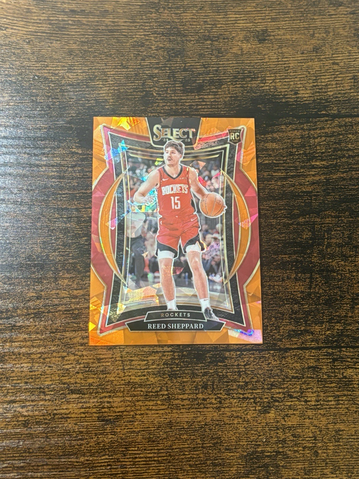2024-25 Panini Select Reed Sheppard RC #68 Concourse Orange Cracked Ice /275