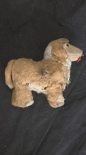 COLLIE Vintage Mechanical Wind Up Dog Box Alps 1950's Japan Japanese Toy Walking