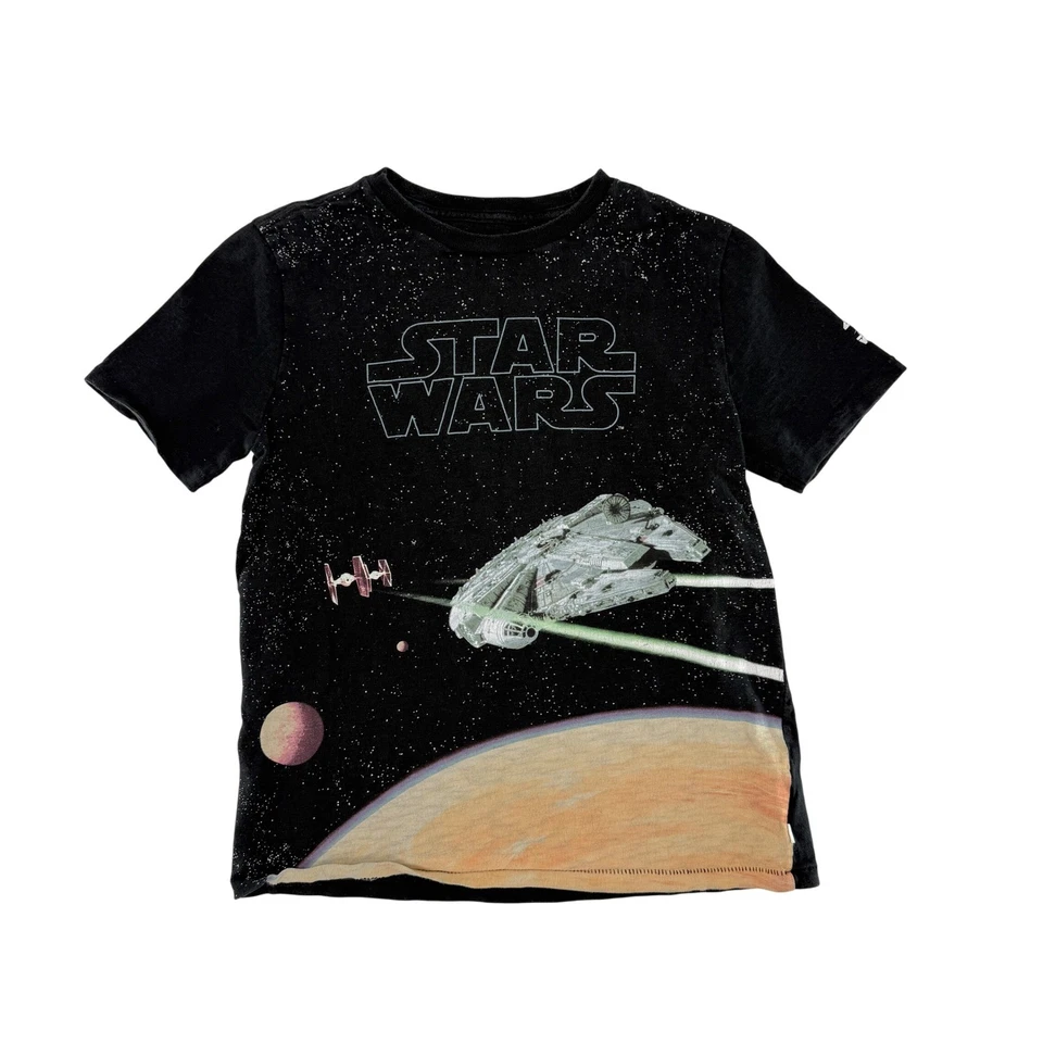 Camiseta GAP Kids Star Wars 40 Aniversario Gráfica Negra Talla L Foto 2 de 4