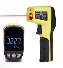 Gorilla Grip Infrared Digital Thermometer Gun, Food Tool Temp -58F- 1076F Reader