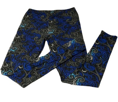 Leggings New Print Stretchy Super Soft Fit One Size Waist 24  Women NWOT