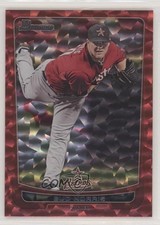 2012 Bowman Red Ice 19/25 Bud Norris #172 03rx
