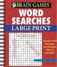 Brain Games - Word Searches - Large Print: Easy on the Eyes, Not on the Brai...