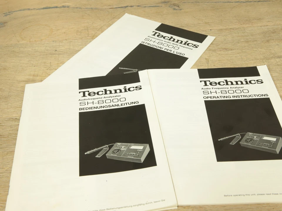 Technics Audio Frequency Analyzer SH-8000 OVP Defekt, Not Working. - Bild 3 von 4
