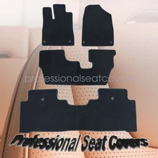 2014-2020 For Acura MDX Sport Front & Rear Floor Mats Carpet Replacement Velour