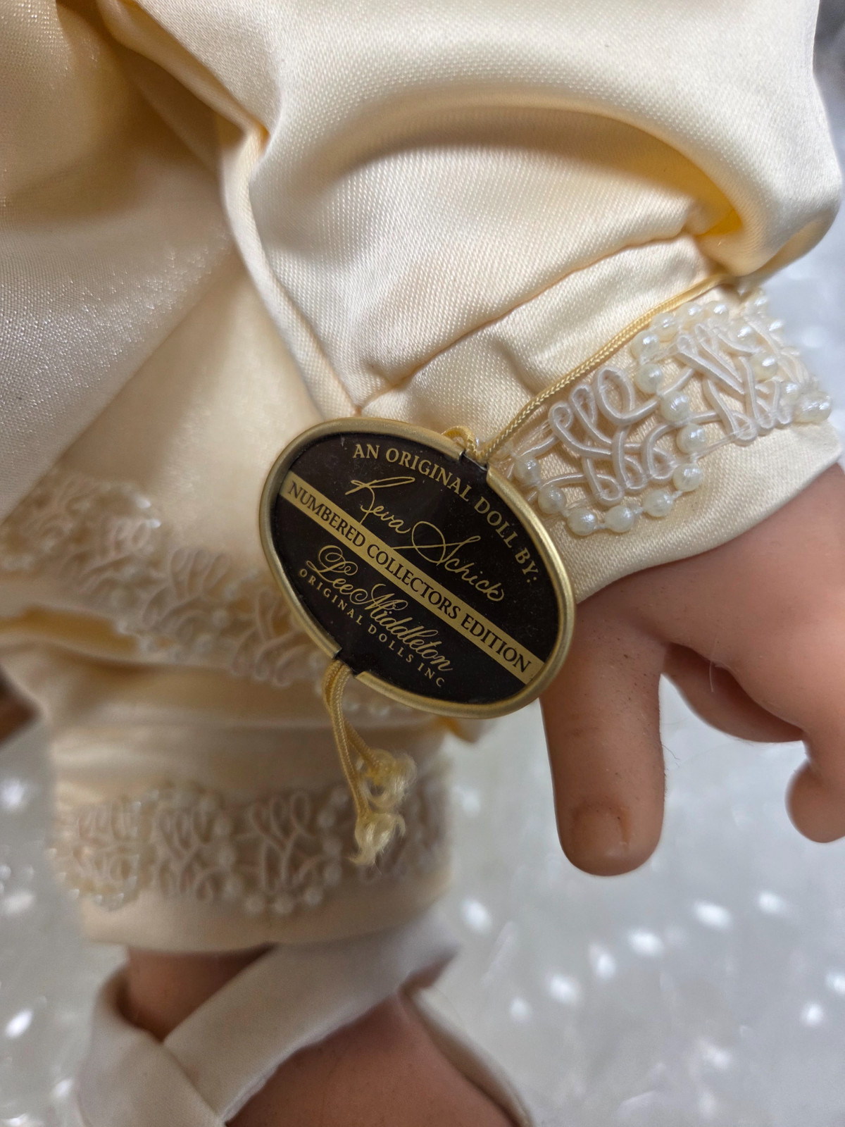 Lee Middleton Baby Doll Reva Schick "Nimbleed Collector’s Edition" Christening thumbnail 3