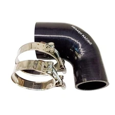 90 Degree ID 3.5 Inch to 4 Inch 4ply Reducer Silicone Hose With Clamp 89-102MM