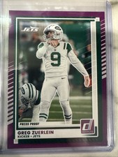 2025 Panini Donruss - Greg Zuerlein #87 Purple Press Proof