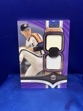 2018 Topps Tribute Nolan Ryan Dual Relic Jersey purple 42/50 Astros