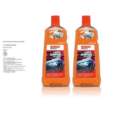 2x 2L LITER SONAX AUTOSHAMPOO KONZENTRAT AUTO GLANZ SHAMPOO LACK PFLEGE REINIGER