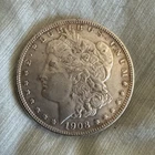1903 Philadelphia Morgan Silver Dollar With Toning