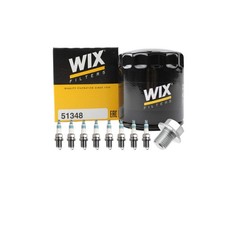 Wix Engine Oil Filter & Denso 8 Iridium Power Spark Plug kit for LX470 Tundra V8