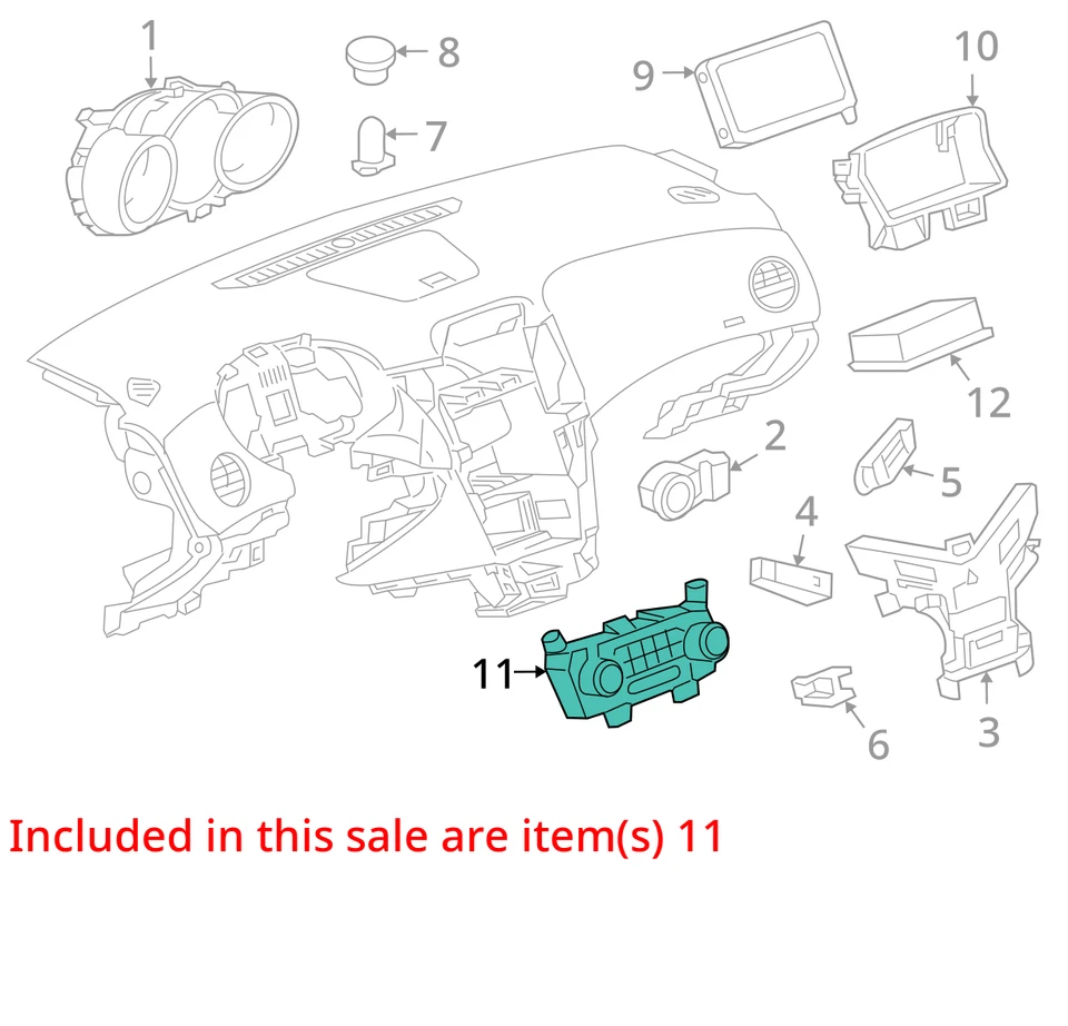 Chevrolet Cruze 2011-2012 aire acondicionado calefacción climatización 95017054 ZXNDI Foto 3 de 4