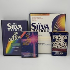 Vintage Silva Method Mind Control Bundle VHS Cassette Books José