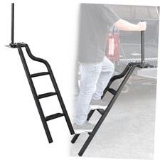 Universal Heavy Duty Pickup Truck Tailgate Ladder with Handrail 45" Foldable