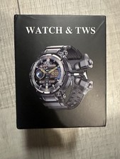 Smart Watch with Earbuds Smartwatch 2 In 1 Bluetooth Headset For Android iOS