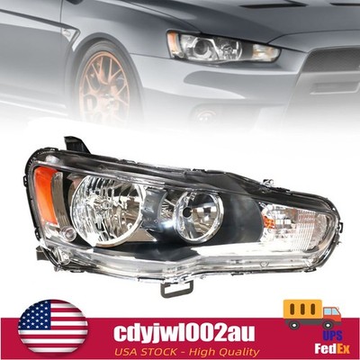 For 2008-2017 Mitsubishi Lancer side Headlamp right Halogen Headlight