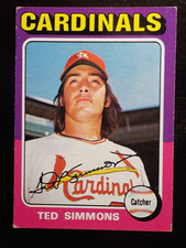 1975 Topps - Ted Simmons #75 Cardinals HOF