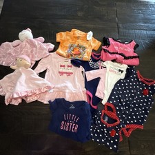 Baby Girls Lot Of 10 Size P-6M Spring Summer ...