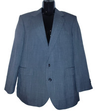 Haggar Imperial Gray Classic Two Button Blazer Suit Jacket Size M Bag 1