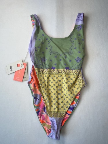 Maaji Womens Reversible One Piece 2 Styles Swimsuit Size Large NWT