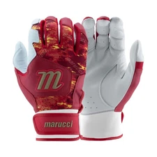 Marucci GXR Adult Baseball/Softball Batting Gloves - Red - XL